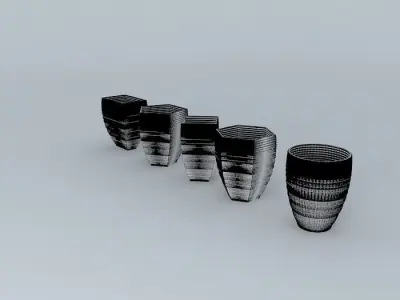 glasses cups Free 3D model
