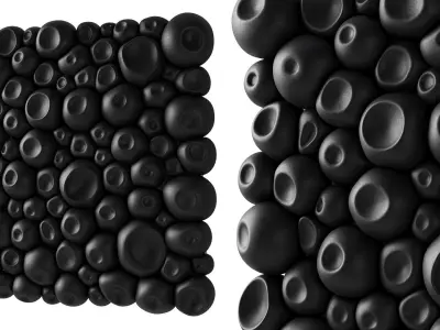 Wall art panel 07 by Angela Schwer 3D model