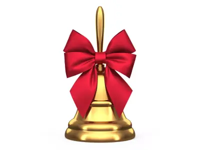 Christmas Bell 01v PBR 3D model