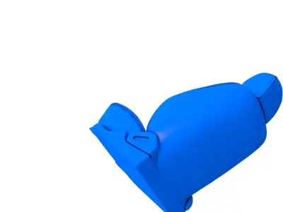 Car seat - seat 3D print model