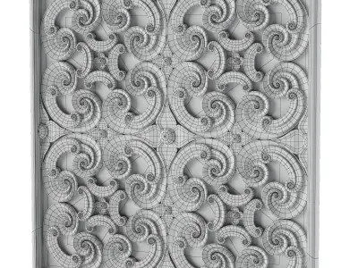 Decorative panel 5 3D model purchase