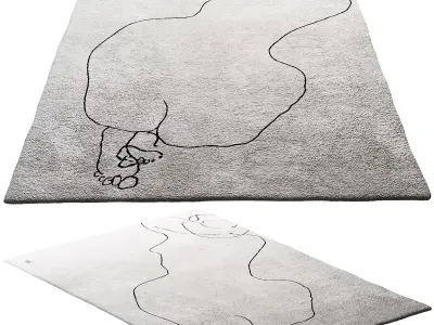 209 carpet 03 Chillida Figura Humana 1948 by nanimarquina 3D model