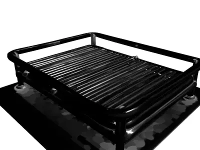 Modern Kitchen Dish Drainer Organizer Low-poly 3D model