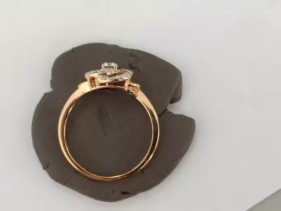 Jewelry set 3D print model 2