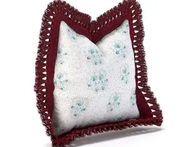 Schumacher Custom Square Pillow 3D model