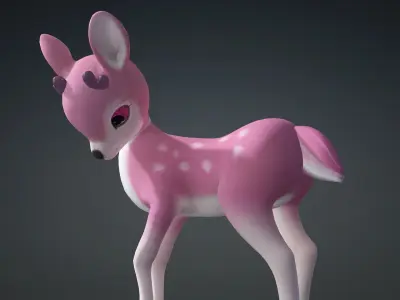 Baby Deer-A2 3D model