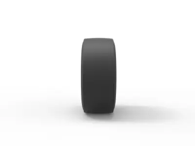 NASCAR wheel 3D print model