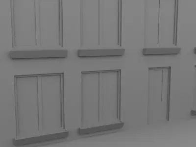 building model 1 Low-poly 3D model