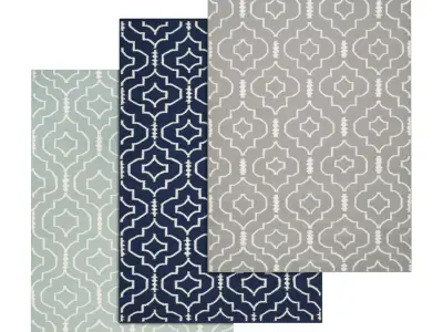 Rug Set 2051 3D model