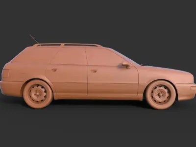 Audi 80 SW 3D print model