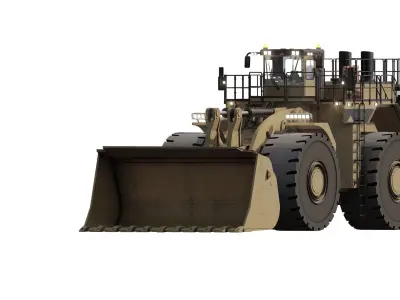Wheel loader 3D model