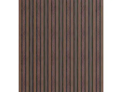 Dark Wood Wall Panel 3D model