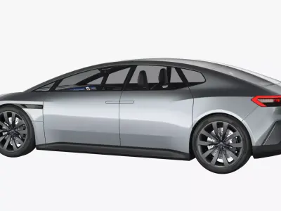 Futuristic Car Concept 3D model