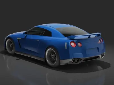Nissan GTR R35 2012 3D model