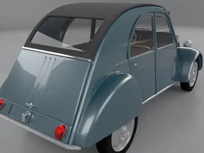 Citroen 2 CV 1959 3D model