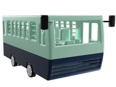 Infant School Bus 3D model