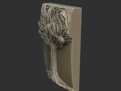 The emblematic tree 3D print model