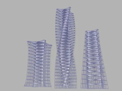 stories building Free low-poly 3D model