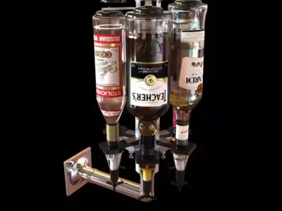 Hanging Bar Butler 3D model