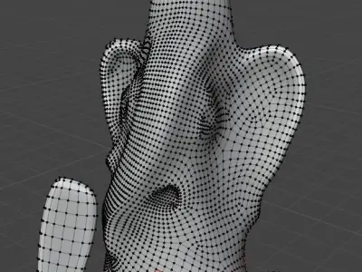 3d model of lord Ganesha interior decorative piece Free low-poly 3D model