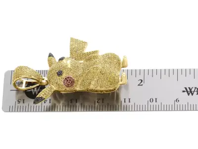 Crafted in premium sterling silver or gold 3D print model