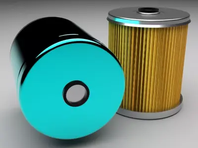 Car Oil Filters 3D model