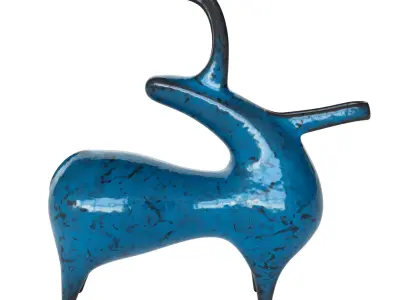 Amlash Pottery Cow 3D model