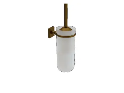 Bay Toilet Brush Glass 3D model