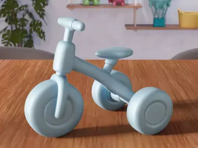 Miniature Kids Bike - 368 3D print model