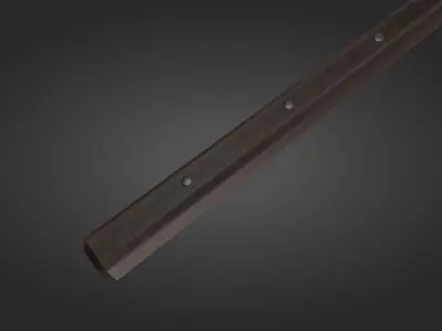 Horsemans Axe PBR Low-poly 3D model