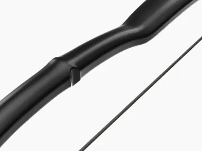 Bow with arrow plastic  3D model