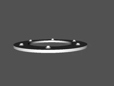 Defletor de Escapamento  Low-poly 3D model