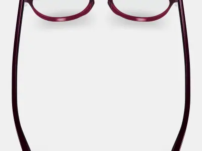 Blakeley Eyeglasses in Oxblood Fade 3D model