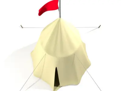 Tent - Umbrella 3D model