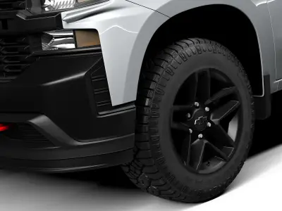 Chevrolet Silverado Custom Trail Boss 2019 3D model