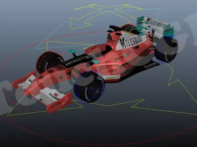 Formula1Car racing car 3D model