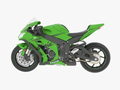 Kawasaki Ninja ZX10-RR 3D model