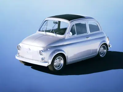 Fiat Abarth 595 SS 1957 Low-poly 3D model