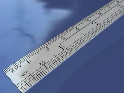 Engineering Scale Low-poly 3D model