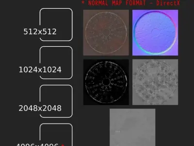 Sewer Lid - ductile iron - LOW Low-poly 3D model