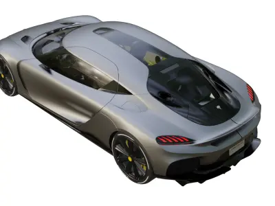 koenigsegg GEMERA Low-poly 3D model