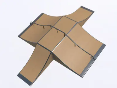 Skate Park PACK 3D model