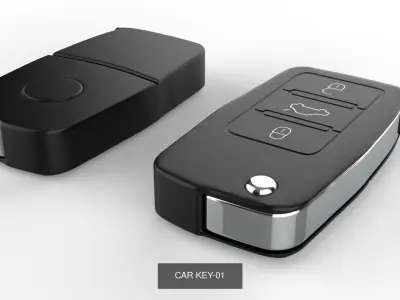 CAR KEY-6 CAR KEY 3D Model Pack