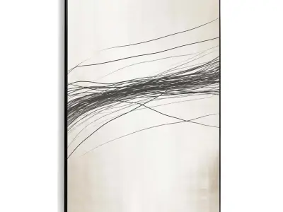 Plaster Two Photo Frame 513 Low-poly 3D model