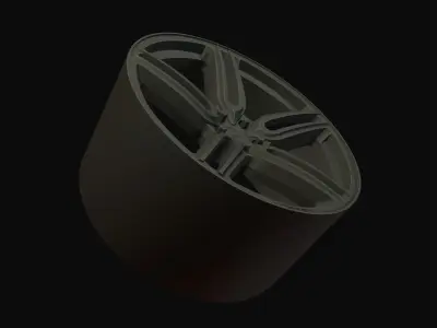 Vossen Wheel HF1 printable 3D print model