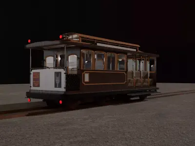 Cable Car San Francisco 3D model