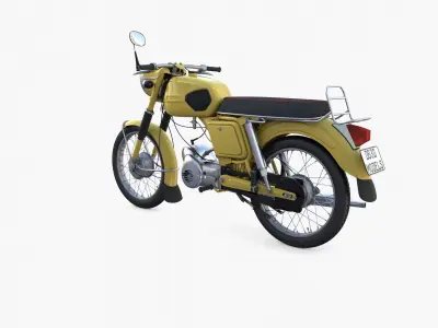Generic motorcycle 3D model