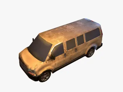 Old Car 2 Low-poly 3D model
