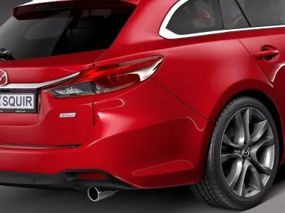 Mazda 6 Wagon 2015 3D model