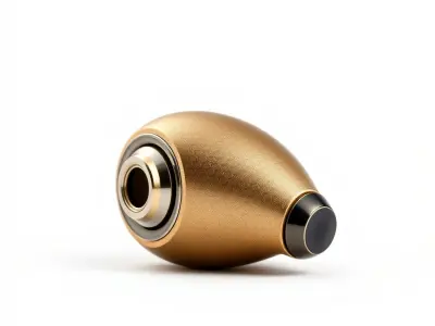 Luxury Compact Pocket Stimulator Gold Finish model pack Low-poly 3D model